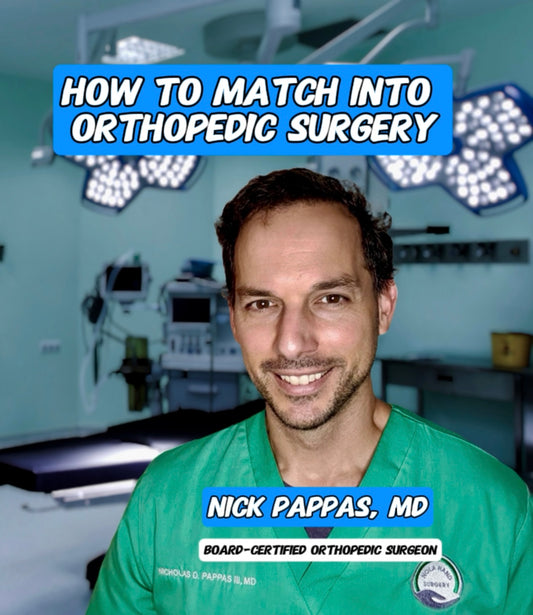 How to Match into Orthopedic Surgery Residency (9 min video)