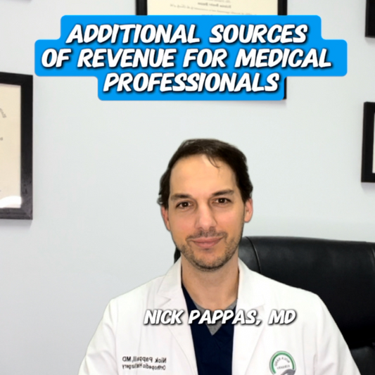 Brief Instructional Lecture: How to Generate Additional Revenue for your Medical Practice (note: this is a clip from my longer 25 min “How to Start a Practice” video).